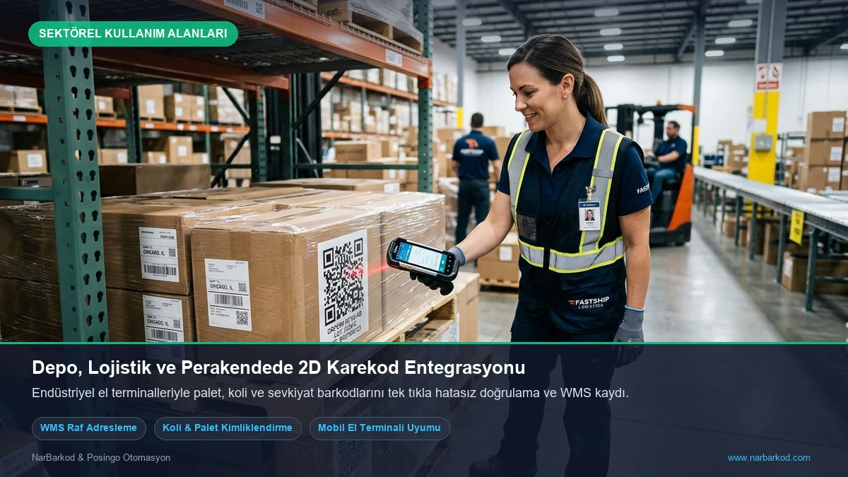 Karekod Nasıl Okutulur? Hangi Alanlarda Kullanılır? (2026 QR Kod Rehberi) Depo, Lojistik ve Perakendede 2D Karekod Entegrasyonu