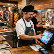 Durumcu Adisyon Sistemi Kebap POS Dürümcü ve kebap restoranları için hızlı dokunmatik adisyon sistemi; masa, paket servis ve ocakbaşı siparişlerini anlık senkronize eder.