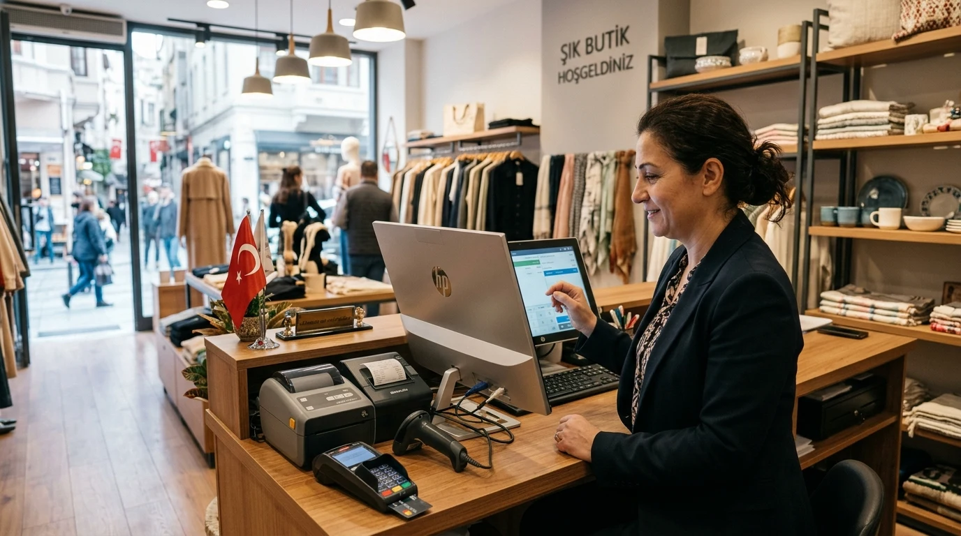 İşyeri Barkod Sistemi İşyeri barkod sistemi; küçük ve orta ölçekli ticari işletmelerde fatura, cari hesap, kasa ve envanter yönetimini tek merkezde toplar.