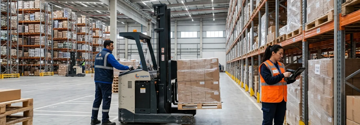 Depo Yönetim Sistemleri Ne İşe Yarar Depo programlarının önemi palet yerleşimi forklift ve barkodlu envanter kontrolü