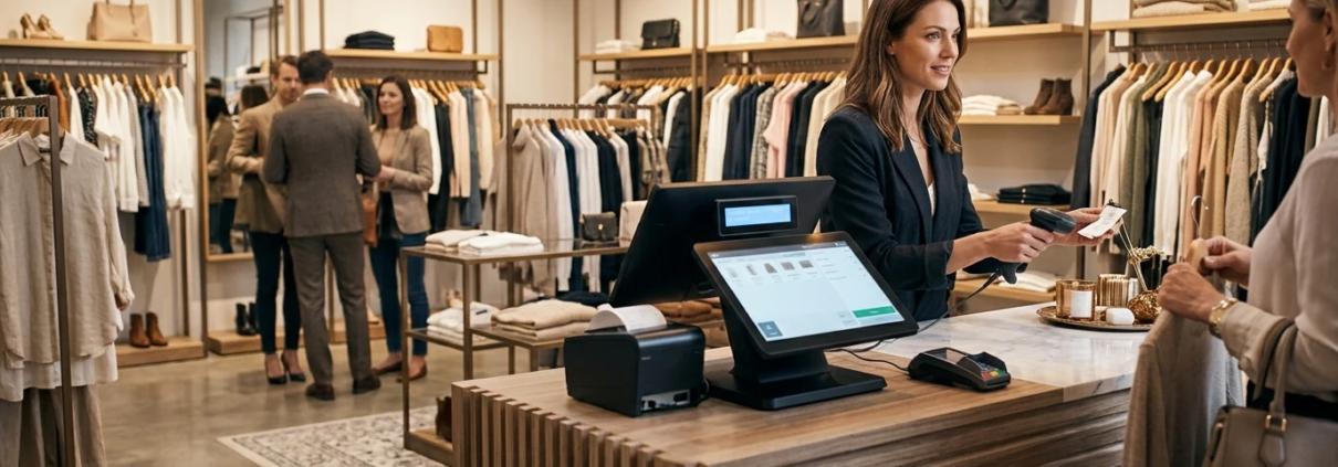 Barkod Sistemi ile Mağaza Yönetimi Mağaza satış programı; tekstil, ayakkabı ve butik mağazalarda beden, renk, varyant takibi ve müşteri sadakat puanlarını yönetir.