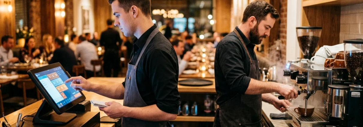 Cafe Bar Yazılımı Restaurant otomasyon sistemi; masa hesapları, adisyon takibi ve mutfak servis ekranlarıyla yeme-içme işletmelerine hız kazandırır.