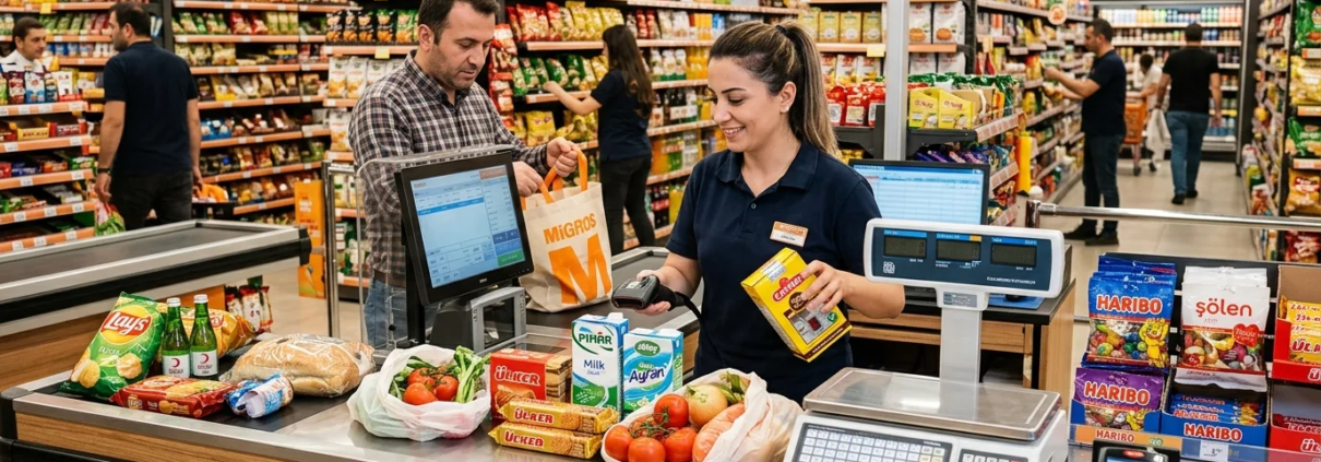 Market Stok sistemi Market stok sistemi terazi entegrasyonu ve son kullanma tarihi takibi