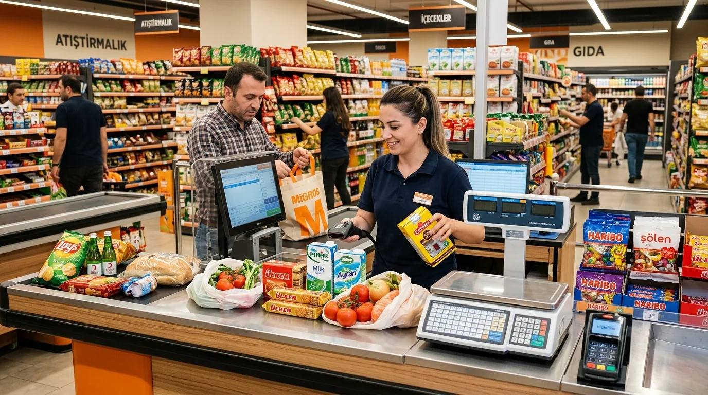 Market Stok sistemi Market stok sistemi terazi entegrasyonu ve son kullanma tarihi takibi