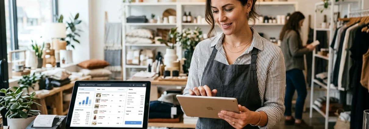 Web tabanlı mağaza barkodu tablet üzerinden satış ve stok kontrol paneli