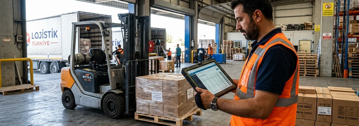 Web Tabanlı Depo Programı Web tabanlı depo programı; tarayıcı ve Android el terminalleri üzerinden çok lokasyonlu raf yerleşimi ve sevkiyat kontrolü sağlar.